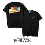 80BLACK | レトロバックプリント ロゴ Tシャツ | Re-AP