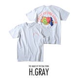 H-GRAY | ロゴバックプリント Tシャツ fruit | Re-AP