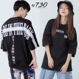 テープ バックプリント 半袖 Tシャツ ストリート系 ビッグシルエット | REGIEVO | 詳細画像1