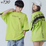 テープ バックプリント 半袖 Tシャツ ストリート系 ビッグシルエット | REGIEVO | 詳細画像2