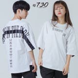 テープ バックプリント 半袖 Tシャツ ストリート系 ビッグシルエット | REGIEVO | 詳細画像3