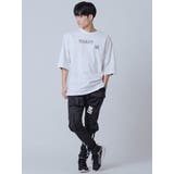 テープ バックプリント 半袖 Tシャツ ストリート系 ビッグシルエット | REGIEVO | 詳細画像5