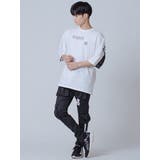 テープ バックプリント 半袖 Tシャツ ストリート系 ビッグシルエット | REGIEVO | 詳細画像7