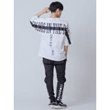 テープ バックプリント 半袖 Tシャツ ストリート系 ビッグシルエット | REGIEVO | 詳細画像10