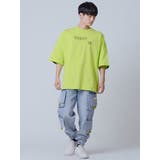 テープ バックプリント 半袖 Tシャツ ストリート系 ビッグシルエット | REGIEVO | 詳細画像14