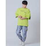 テープ バックプリント 半袖 Tシャツ ストリート系 ビッグシルエット | REGIEVO | 詳細画像15
