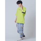 テープ バックプリント 半袖 Tシャツ ストリート系 ビッグシルエット | REGIEVO | 詳細画像17