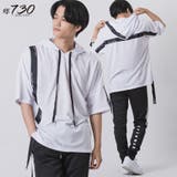 WHITE | テーププリント バックプリント 半袖 | REGIEVO
