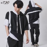 WHT×BLK | テーププリント バックプリント 半袖 | REGIEVO