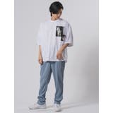 ラウンドヘム バックプリント 半袖 Tシャツ ストリート系 ビッグシルエット | REGIEVO | 詳細画像3