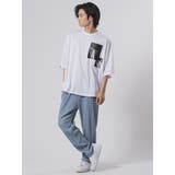 ラウンドヘム バックプリント 半袖 Tシャツ ストリート系 ビッグシルエット | REGIEVO | 詳細画像5