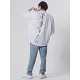 ラウンドヘム バックプリント 半袖 Tシャツ ストリート系 ビッグシルエット | REGIEVO | 詳細画像6