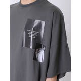 ラウンドヘム バックプリント 半袖 Tシャツ ストリート系 ビッグシルエット | REGIEVO | 詳細画像19