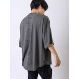 ラウンドヘム バックプリント 半袖 Tシャツ ストリート系 ビッグシルエット | REGIEVO | 詳細画像22