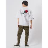 ローズプリントビッグシルエットTシャツ | REGIEVO | 詳細画像9
