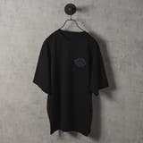 BLACK | なみおくん刺繍ビッグシルエットTシャツ | REGIEVO