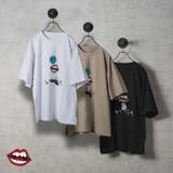 なみおくん×地球儀プリントビッグシルエットTシャツ | REGIEVO | 詳細画像1