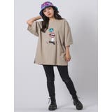 なみおくん×地球儀プリントビッグシルエットTシャツ | REGIEVO | 詳細画像8