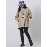 なみおくん×地球儀プリントビッグシルエットTシャツ | REGIEVO | 詳細画像10