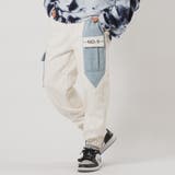 WHITE | 配色ルーズシルエットカーゴパンツ | REGIEVO
