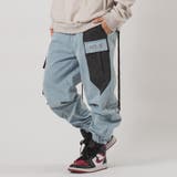 SAXDENIM | 配色ルーズシルエットカーゴパンツ | REGIEVO