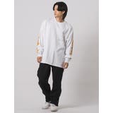 ロンT メンズ プリント 長袖Tシャツ ストリート系 ビッグシルエット | REGIEVO | 詳細画像2