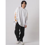 ロンT メンズ プリント 長袖Tシャツ ストリート系 ビッグシルエット | REGIEVO | 詳細画像4