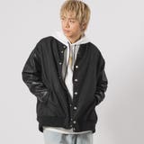 BLK×BLK | バルーン袖PUレザーバーシティジャケット | REGIEVO