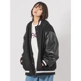 バルーン袖PUレザーバーシティジャケット | REGIEVO | 詳細画像29