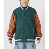 KHAKI×CAM | スタジャン ビッグシルエット メンズ レディース | REGIEVO