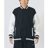 BLK×WHT | スタジャン ビッグシルエット メンズ レディース | REGIEVO