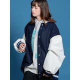 バルーン袖PUレザーバーシティジャケット | REGIEVO | 詳細画像31
