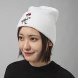 WHT×ウォーク | なみおくんワンポイントニットキャップ | REGIEVO