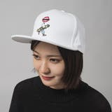 WHT×ウォーク | なみおくん刺繍フラットキャップ | REGIEVO