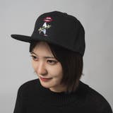 BLK×ウォーク | なみおくん刺繍フラットキャップ | REGIEVO