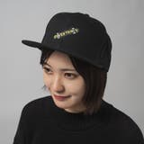 BLK×スケボー | なみおくん刺繍フラットキャップ | REGIEVO