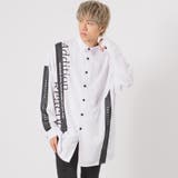 WHITE | ビッグシルエットテーププリントドルマンシャツ | REGIEVO