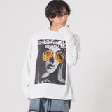 WHITE | ロンT メンズ プリント長袖Tシャツ ストリート系 ビッグシルエット | REGIEVO