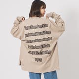 BEIGE | ロンT メンズ プリント長袖Tシャツ ストリート系 ビッグシルエット | REGIEVO