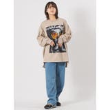 ロンT メンズ プリント長袖Tシャツ ストリート系 ビッグシルエット | REGIEVO | 詳細画像10