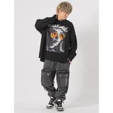 ロンT メンズ プリント長袖Tシャツ ストリート系 ビッグシルエット | REGIEVO | 詳細画像15