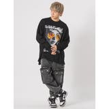 ロンT メンズ プリント長袖Tシャツ ストリート系 ビッグシルエット | REGIEVO | 詳細画像16