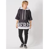 レイヤード 半袖 半袖パーカー バックプリント ストリート系 ビッグシルエット | REGIEVO | 詳細画像9 