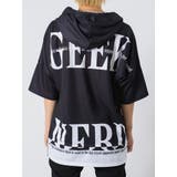 レイヤード 半袖 半袖パーカー バックプリント ストリート系 ビッグシルエット | REGIEVO | 詳細画像15 