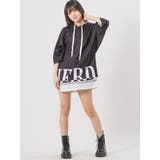 レイヤード 半袖 半袖パーカー バックプリント ストリート系 ビッグシルエット | REGIEVO | 詳細画像7 