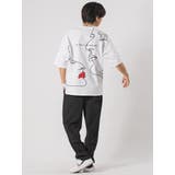イラスト バックプリント 半袖 Tシャツ ストリート系 ビッグシルエット | REGIEVO | 詳細画像6
