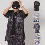 総柄 半袖 半袖シャツ ビッグシルエット ストリート系 | REGIEVO | 詳細画像1