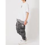 ボーダー レイヤード 半袖 Tシャツ ストリート系 ビッグシルエット | REGIEVO | 詳細画像5