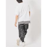 ボーダー レイヤード 半袖 Tシャツ ストリート系 ビッグシルエット | REGIEVO | 詳細画像6