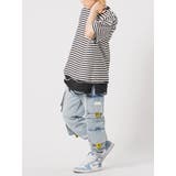 ボーダー レイヤード 半袖 Tシャツ ストリート系 ビッグシルエット | REGIEVO | 詳細画像14